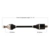 TrakMotive Complete HD Axle Fits Polaris - Image 2