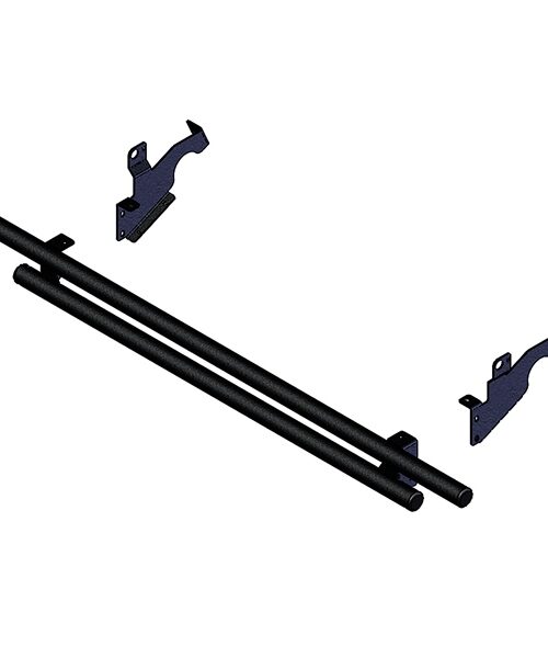 KFI Products Bumper Rear - Steel - Fits Honda