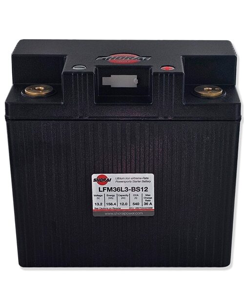 Shorai LFX Battery LFM36L3-BS12