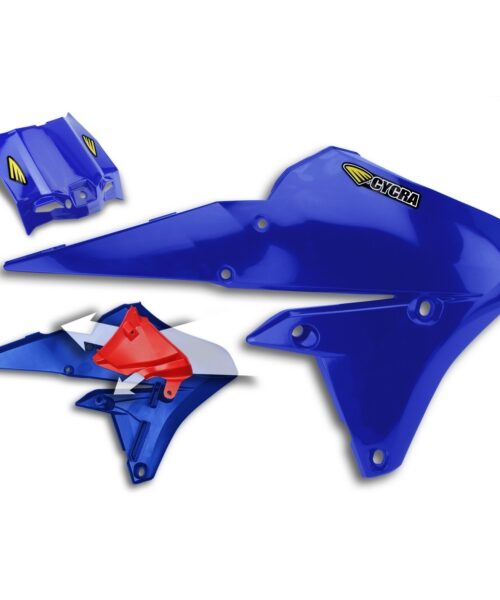 Cycra Powerflow Radiator Shroud Wind Deflector - Fits Yamaha
