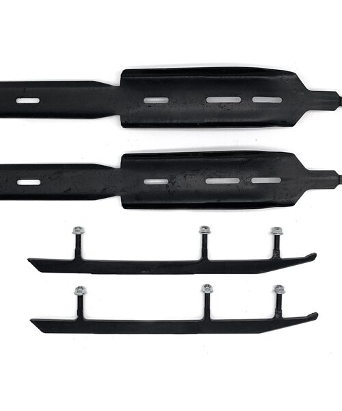 SnowTracker Auto-sharpening Semi-aggressive Wear Bar Steel Ski - Fits Ski-doo, Fits Yamaha
