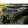 Super ATV Winch Ready Bumper Front - Steel, Diamond texture - Fits Polaris - Image 2