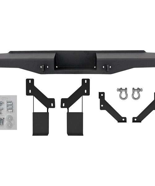 Super ATV Rear Bumper Winch Ready Front - Steel - Fits Can-am