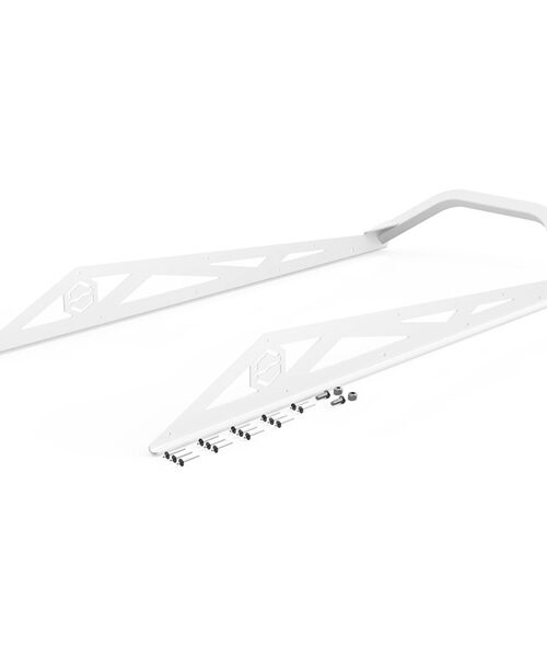 ITEK Bumper Powdercoat Series Rear - Fits Polaris
