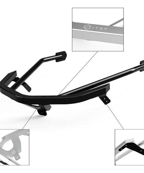 ITEK Polaris Front Bumper Front - Aluminum - Fits Polaris