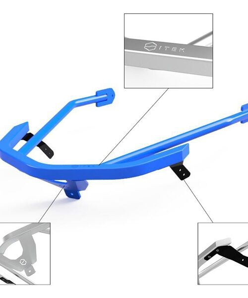 ITEK Polaris Front Bumper Front - Aluminum - Fits Polaris