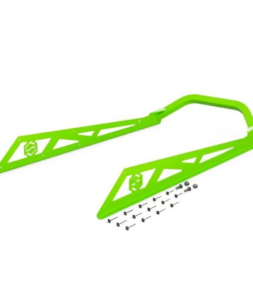 ITEK Bumper Powdercoat Series Rear - Aluminum - Fits Polaris