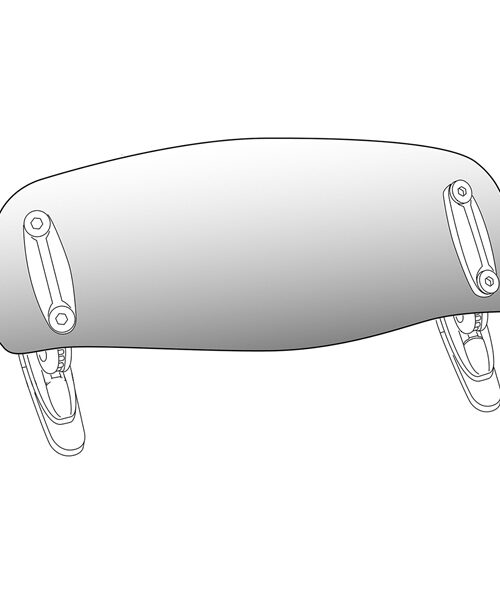 Puig Multi Adjustable Windshield Deflector