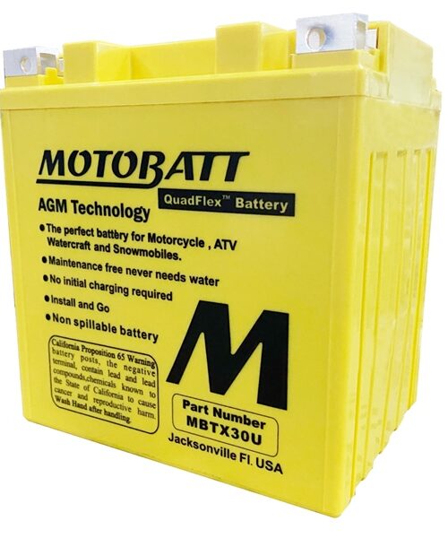 Motobatt Quadflex AGM Battery MBTX30U