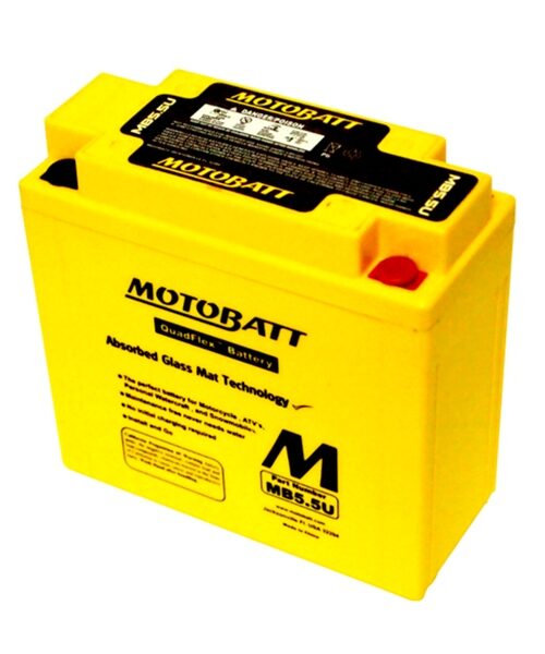 Motobatt Quadflex AGM Battery MB5.5U