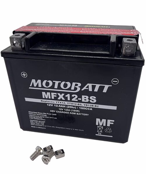 Motobatt Classic Maintenance Free battery MFX12-BS