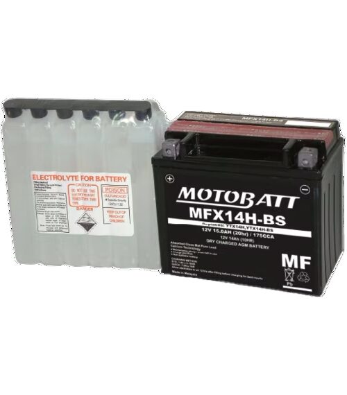 Motobatt Classic Maintenance Free battery MFX14H-BS
