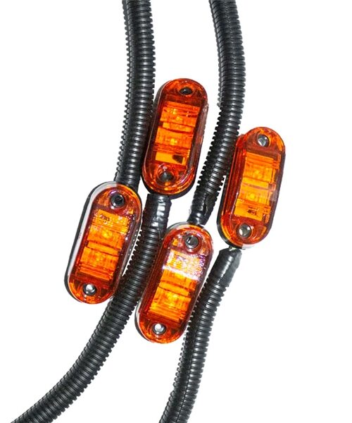 Dragon Fire Racing 4 Light Turn Signal Kit Flasher bulbs