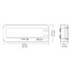 Koso RPM & temperature meter PRO 1 Motorcycle - 405088 - Image 3