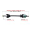 Kimpex Complete Axle Fits Arctic cat - Image 2