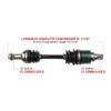 Kimpex Complete Axle Fits Arctic cat - Image 2