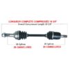 Kimpex Complete Axle Fits Honda - Image 2