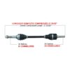 Kimpex HD Complete HD Axle Fits Kawasaki - Image 2