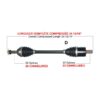 Kimpex HD Complete HD Axle Fits Polaris - Image 2