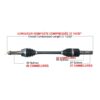 Kimpex HD Complete HD Axle Fits Polaris - Image 2
