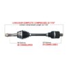 Kimpex HD Complete HD Axle Fits Polaris - Image 2