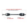 Kimpex HD Complete HD Axle Fits Polaris - Image 2