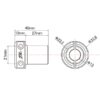 DRC/ZETA/UNIT Adjustable Bar Mount Conversion Adapter - Image 5