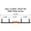WOODYS Carbide Runner Ski Curve