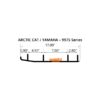 WOODYS Carbide Runner Fits Arctic cat