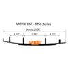 WOODYS Carbide Runner Fits Arctic cat