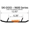 WOODYS Carbide Runner Fits Ski-doo