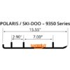 WOODYS Carbide Runner Fits Ski-doo
