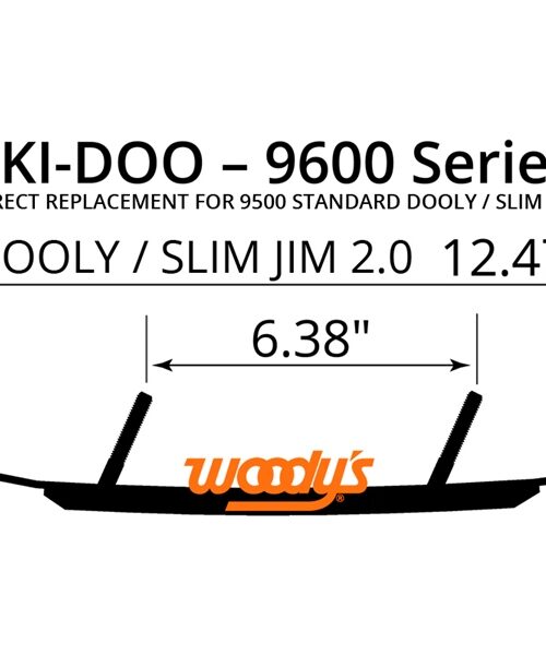 WOODYS Carbide Runner Fits Ski-doo