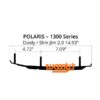 WOODYS Carbide Runner Fits Polaris