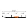 WOODYS Carbide Runner Fits Arctic cat, Fits Yamaha