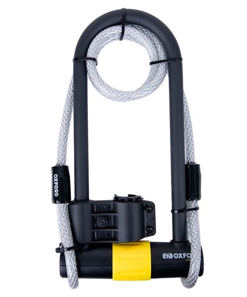 Oxford Products Magnum Duo U-lock with Bracket and Cable