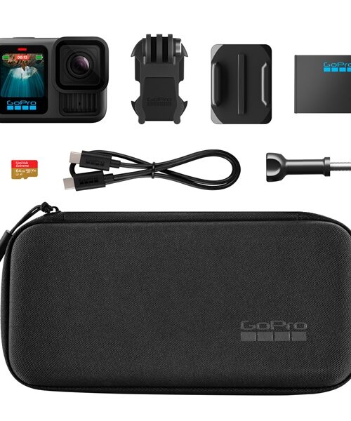 GoPro HERO13 Black Camera Bundle with microSD card and case