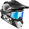 CKX Titan Original Helmet - Trail and Backcountry Viper - Included 210° Goggles - Image 2