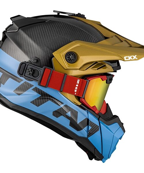 CKX Titan Air Flow Carbon Helmet - Backcountry Stalwart - Included 210° Goggles