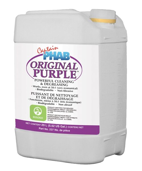 Captain Phab  Purple Power Cleaning Concentrate 20 L /5.28 G