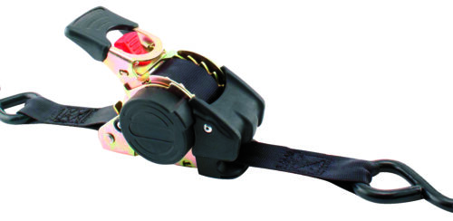 ERICKSON Black Re-tractable Tie-Down 6' - 1500 lbs