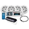 Boss Audio Audio Receiver Kit with Speaker - MCK508WB.64S Marine - 4 - 180 W