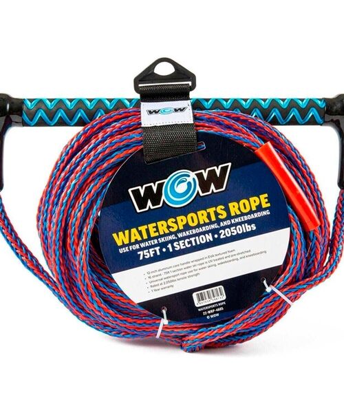 WOW 75' Watersports Tow Rope with EVA Handle Tow rope