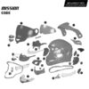 CKX Mission Free-Face Helmet - Carbon Code - Image 7