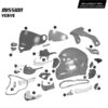 CKX Mission Free-Face Helmet Verve - Image 7