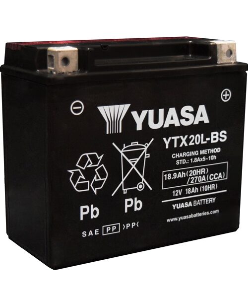 Yuasa Battery Maintenance Free AGM YTX20L-BS