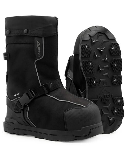 Acton Frostshield primaloft insulated overshoes with cleats Unisex