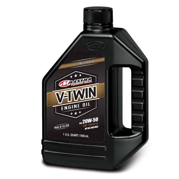 Maxima V-Twin Semi-synthetic Engine Oil 20W50