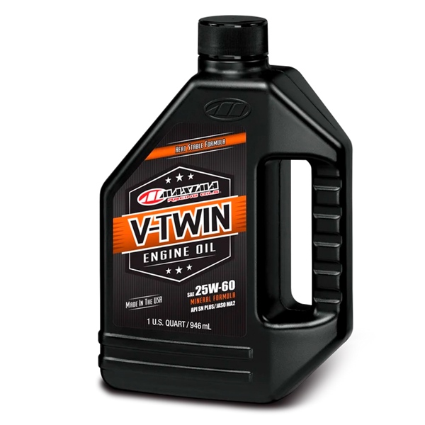 Maxima V-Twin Mineral Engine Oil 25W60
