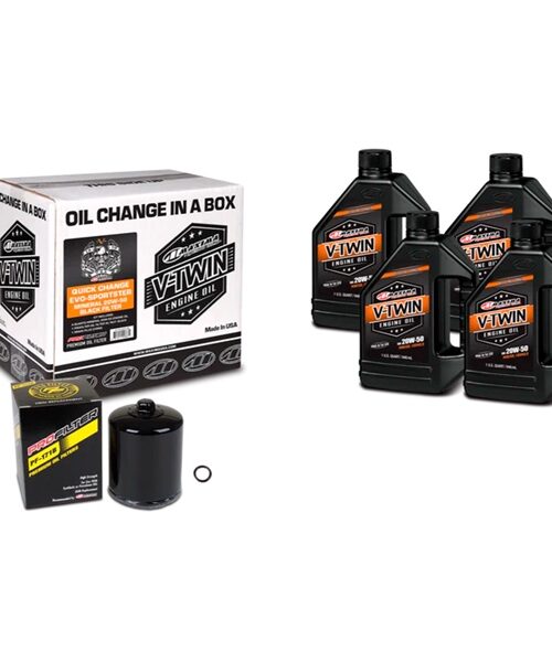 Maxima V-Twin Oil Change Kit 20W50